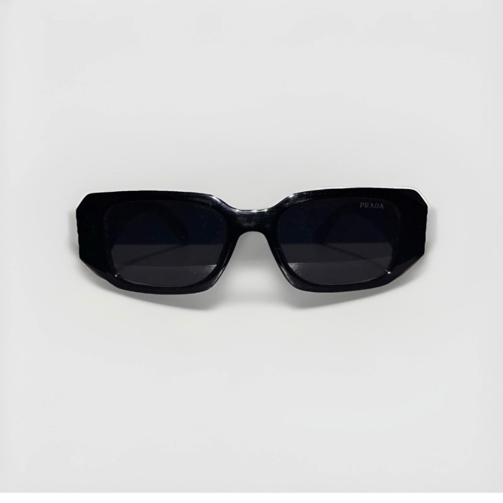 Prada PR17WS 1AB5S049 Women's Sunglasses 49 mm Black / Dark Grey Lens - Picture 2 of 8